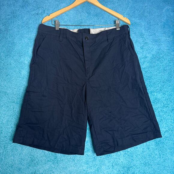 Red Kap Work Shorts Mens 38 Navy Blue Utility Industrial Workwear Made Mexico - Picture 1 of 15